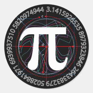 PU-Symbol-Zeichnen Runder Aufkleber