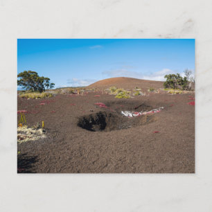 Pu’u pua’i Schlackenkegel entlang des Byron-Felssp Postkarte