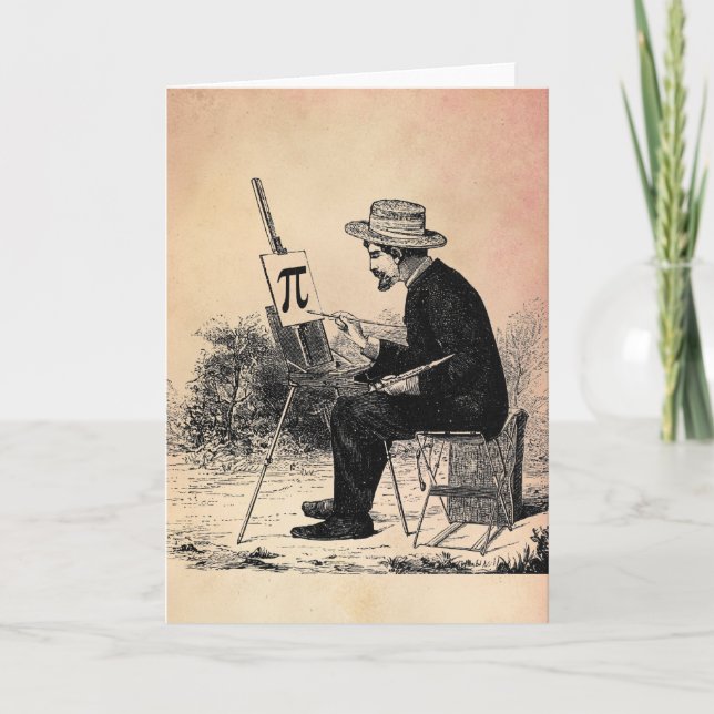 PU-Zahl-Malerei Karte (Vorderseite)