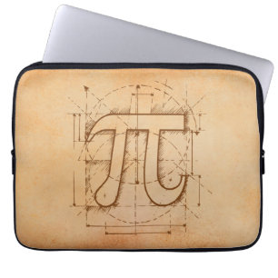 PU-Zahl-Zeichnen Laptopschutzhülle