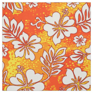 Pua Aloha hawaiisches Herz-geformter Hibiskus Stoff