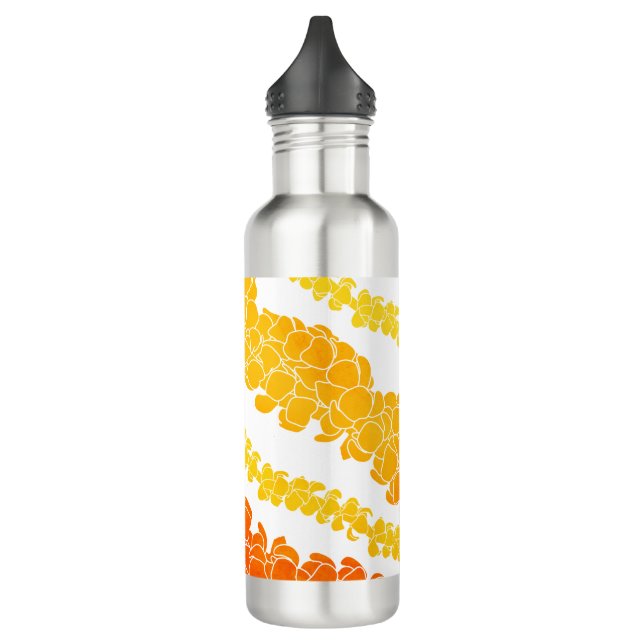 Puakenikeni lei edelstahlflasche (Links)