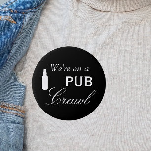 Pub Crawl Beer Day Drinks Button