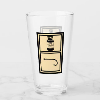 Pub Glas, Bier, Geschenk für ihn, Fischer Glas