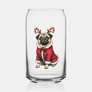 Pub Hund tragen Santa Anzug für Weihnachten Hund L Dosenglas