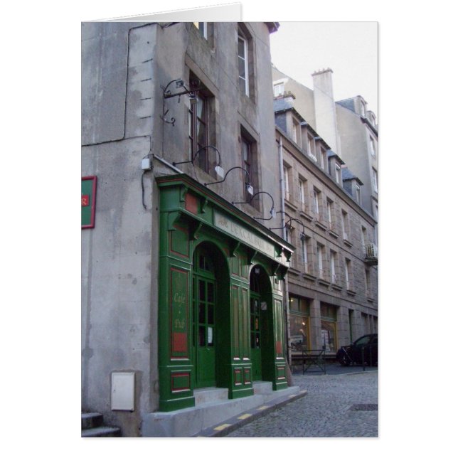 Pub irlandais dans St Malo, France (Devant)