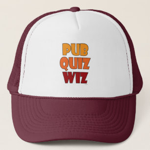 Pub Quiz Wiz Funny Trivia Champion Truckerkappe