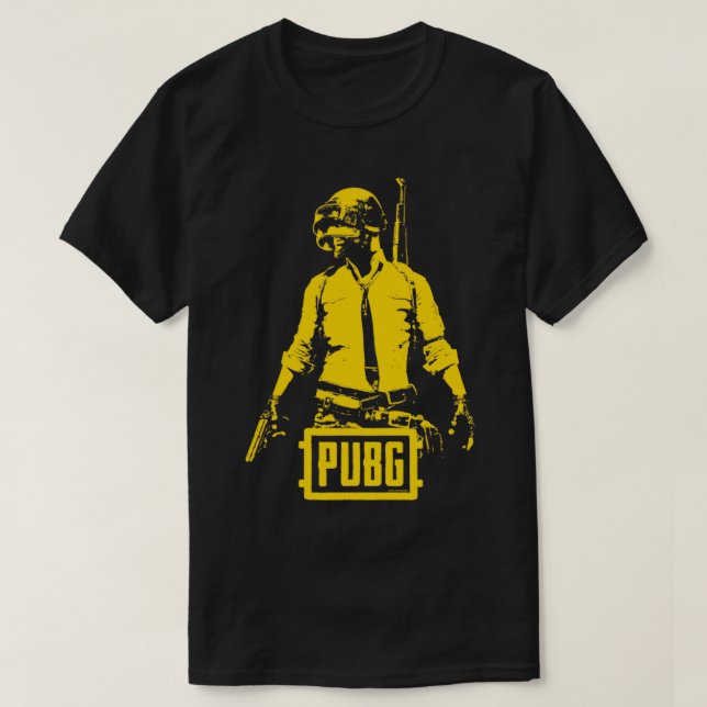 PUBG Krawatten-Typ T-Shirt (Design vorne)