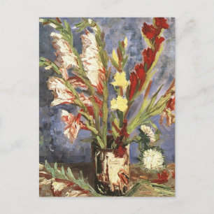 Public Domain Van Gogh Vintage Flower Image Postkarte