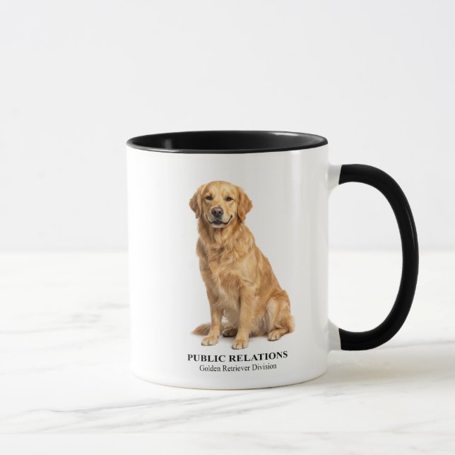 Public Relations Golden Retriever Tasse (Rechts)