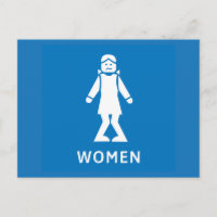 Public Tolet Women, Sign, Kalifornien, USA
