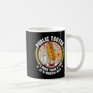 Public Tooter Funny Hotdog Furz Joke Hintern Kaffeetasse