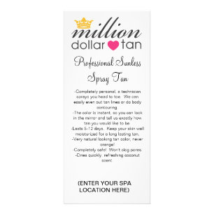 Publicitaire Carte bronzage 2011 de ventes et d'instruction de