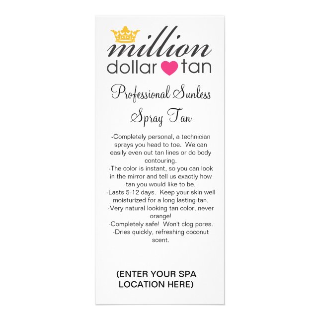 Publicitaire Carte bronzage 2011 de ventes et d'instruction de (Devant)