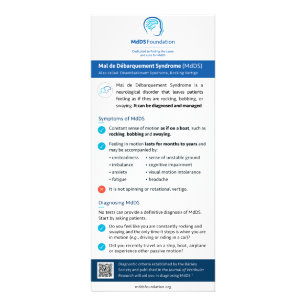 Publicitaire Carte de connaissances, infos MdDS pour les médeci