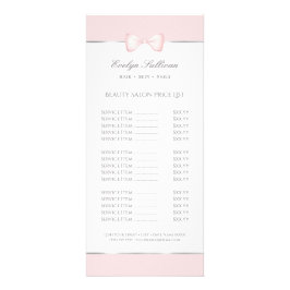 Publicitaire Carte de prix de l'arc rose Coquette