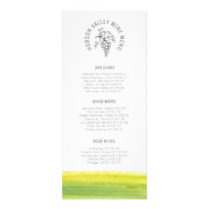Publicitaire Carte de prix de vin personnalisée Green Art rack