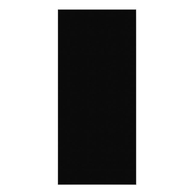 Publicitaire Carte de rack noire (Devant)