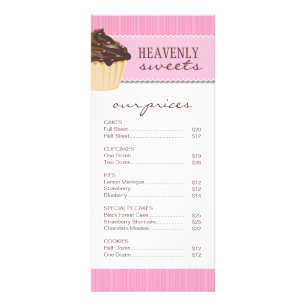 Publicitaire Carte en rack de boulangerie Whimsical