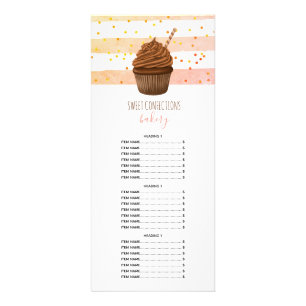 Publicitaire Carte en rack pour chef pâtissier boulanger Whimsi