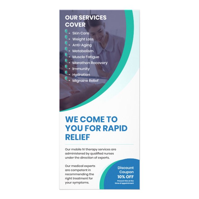 Publicitaire Carte rack (Dos)