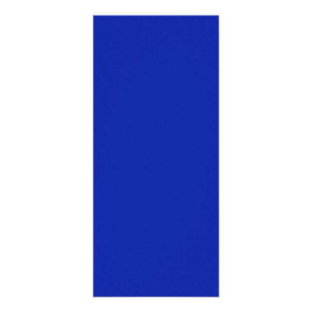 Publicitaire Carte Rack Bleu Royal (Devant)