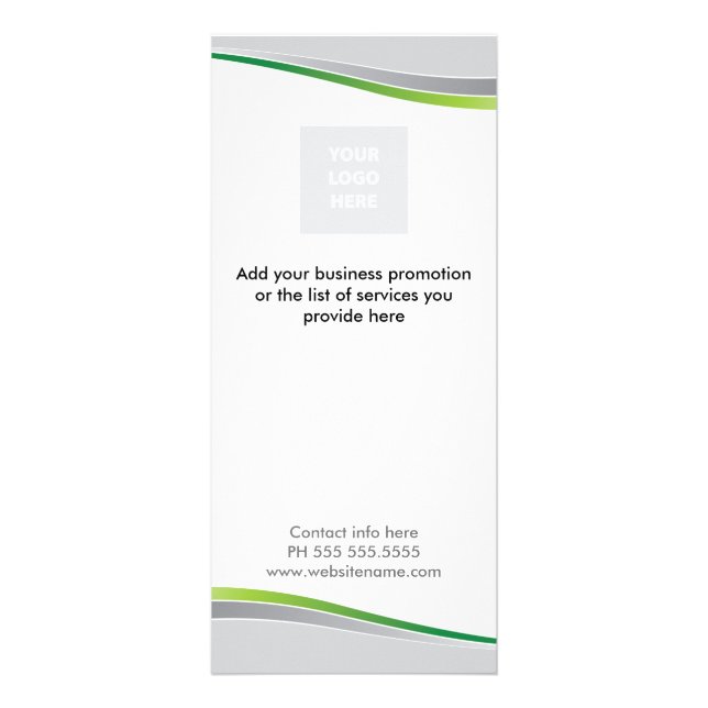 Publicitaire Carte rack professionnelle (Devant)