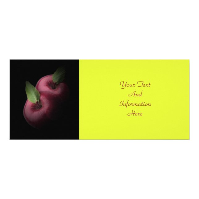 Publicitaire Carte rack Red Apples (Devant)