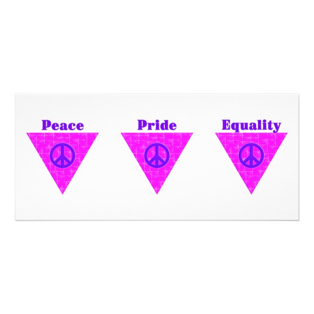 Publicitaire Carte rack Triangle Pride (Devant)