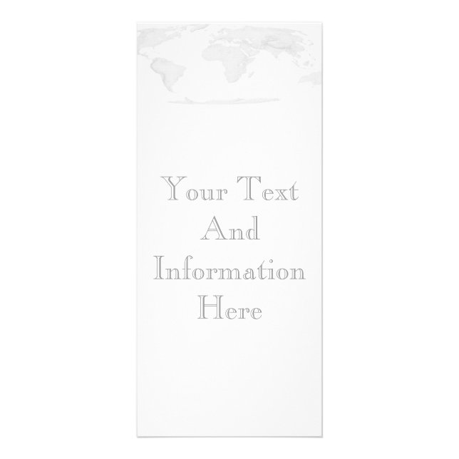 Publicitaire Carte rack World Map (Devant)