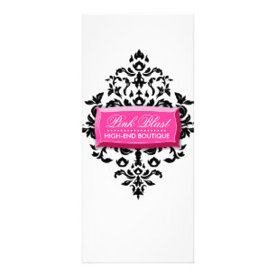 Publicitaire Carte rose de support de damassé du souffle 311