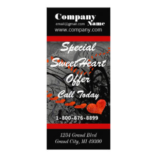 Publicitaire Carte spéciale SweetHeart Sale Boutique Rack