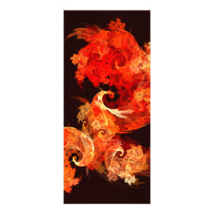 Publicitaire Dancing Firebirds Carte Rack Art Abstrait