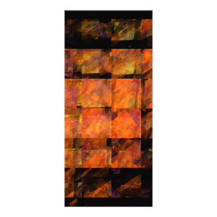 Publicitaire La carte murale en rack d'art Abstrait