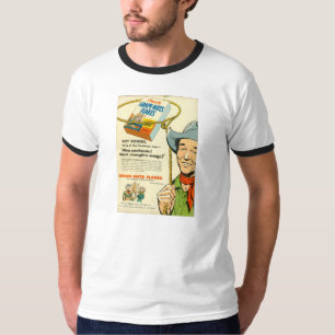 Publicité 1953 de céréale de ROY ROGERS de T-shirt
