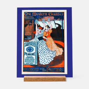 "Publicité ancienne pour Pearline Cleanser"