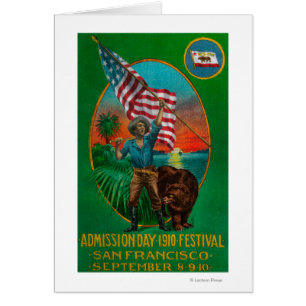 Publicité de jour d'admission, festival d'état