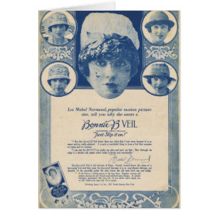 Publicité de voile de Mabel Normand 1918