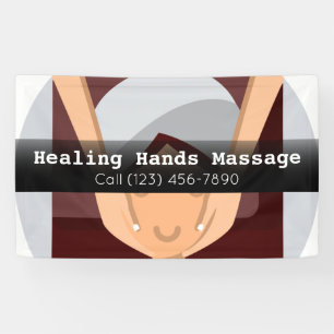 Publicité Massage Thérapie Bannière d'entreprise