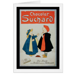 Publicité par affichage "chocolat de Suchard"