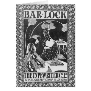 Publicité pour les machines à écrire de