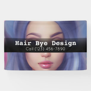 Publicité Salon des cheveux Bannière d'entreprise