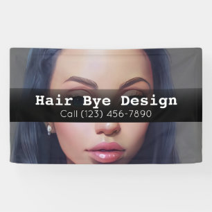 Publicité Salon des cheveux Bannière d'entreprise