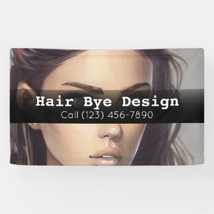 Publicité Salon des cheveux Bannière d'entreprise