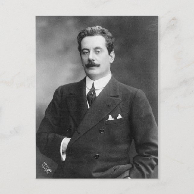 Puccini Postkarte (Vorderseite)