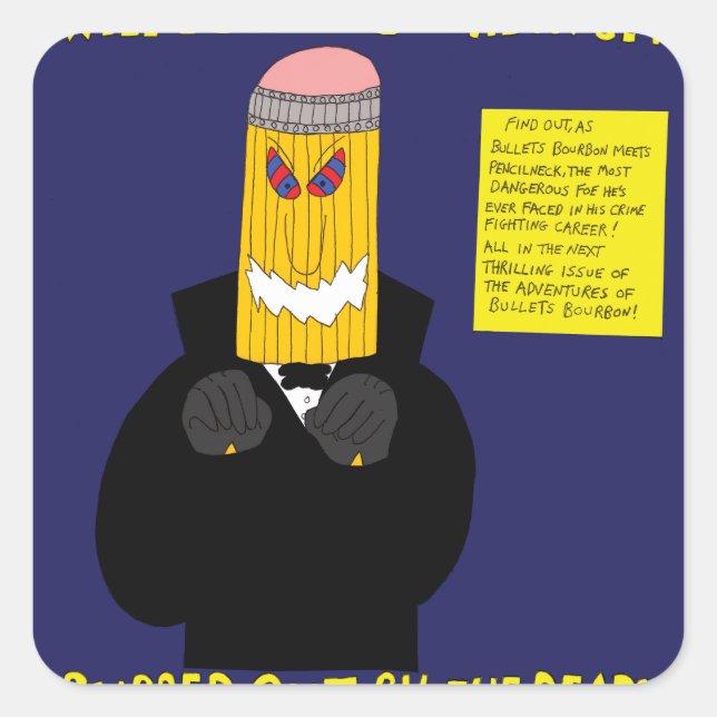 Puces Bourbon Pencilneck stickers (Devant)