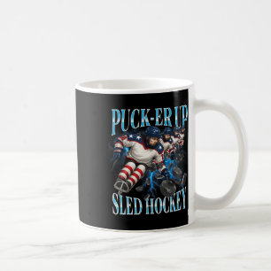 Puck-er Up Sled-Hockey Frauen- und Mädchenmannscha Kaffeetasse