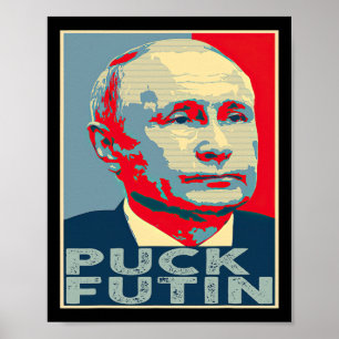 Puck Futin Hoffnung Ich stehe mit der Ukraine  Poster