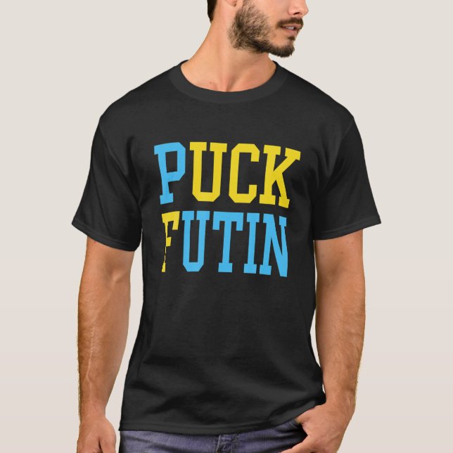 Puck Futin Meme ich mit Ukraine Lov T-Shirt (Vorderseite)