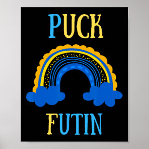 Puck Futin Meme Lustiges Design Ukraine Russland  Poster